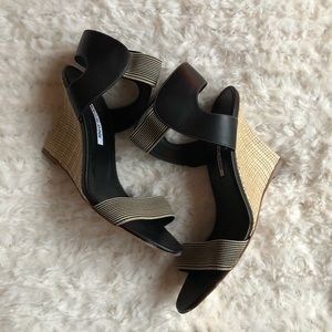 Manolo Blahnik wedge sandals